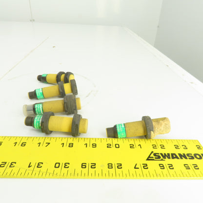 Turck Ni8-M18-AD4X-H1141 Threaded Barrel Inductive Sensor 10-65VDC Lot Of 5