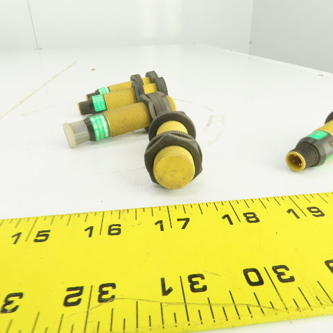 Turck Ni8-M18-AD4X-H1141 Threaded Barrel Inductive Sensor 10-65VDC Lot Of 5