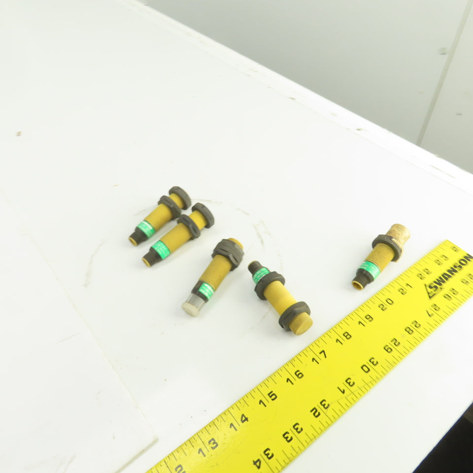 Turck Ni8-M18-AD4X-H1141 Threaded Barrel Inductive Sensor 10-65VDC Lot Of 5