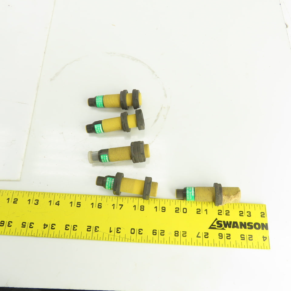 Turck Ni8-M18-AD4X-H1141 Threaded Barrel Inductive Sensor 10-65VDC Lot Of 5