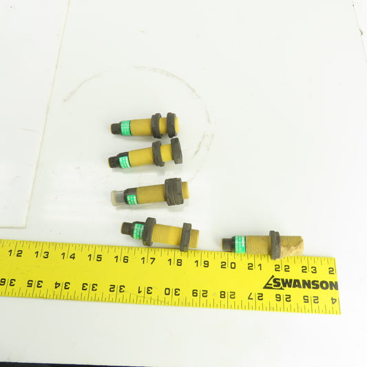 Turck Ni8-M18-AD4X-H1141 Threaded Barrel Inductive Sensor 10-65VDC Lot Of 5