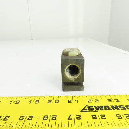Parker B10-2-8P Hydraulic Cartridge Valve Body 1/2"NPT W/CV103P