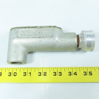 Crouse-Hinds 1/2" LB-17 Conduit Sealing Fitting Lot of 9