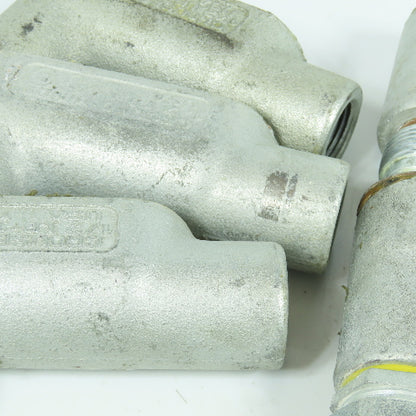 Crouse-Hinds 1/2" LB-17 Conduit Sealing Fitting Lot of 9