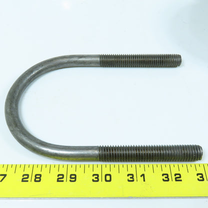 3-5/8" ID Black Steel U Bolt 1/2"- 13 Thread 5-7/8" Ht. Lot of 13