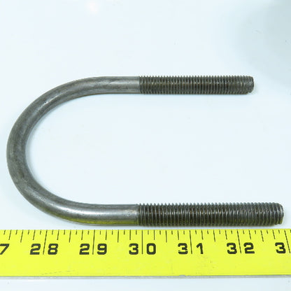 3-5/8" ID Black Steel U Bolt 1/2"- 13 Thread 5-7/8" Ht. Lot of 13