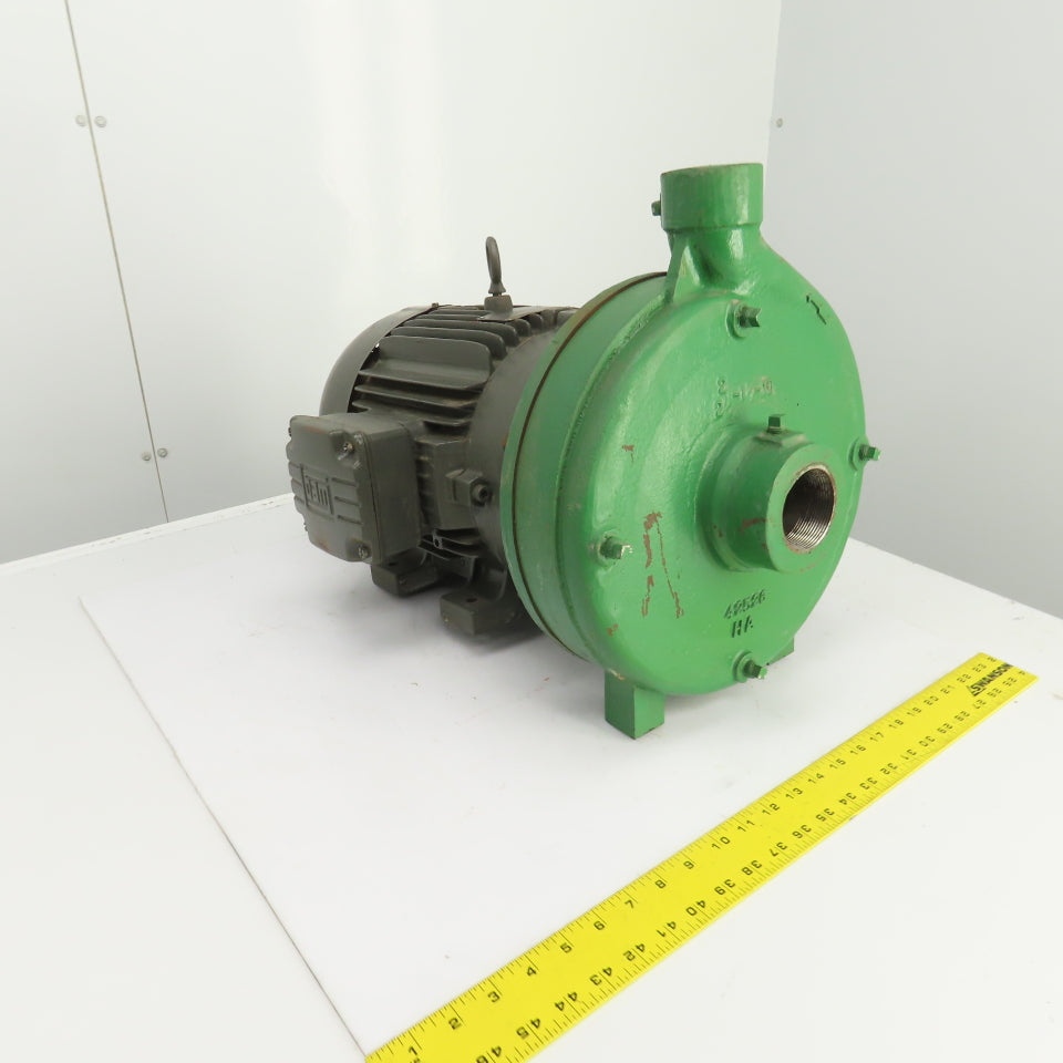 Deming 7-1/2HP 10" End Suction Centrifugal Pump 230/460V 3PH 2" x 1-1/2" NPT