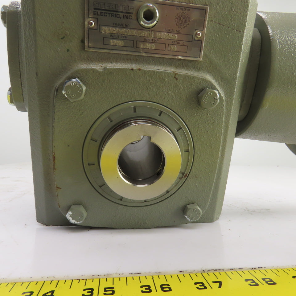 Sterling Electric 2238FHC030561 30:1 Ratio Right Hand Gear Box Reducer 58.3RPM