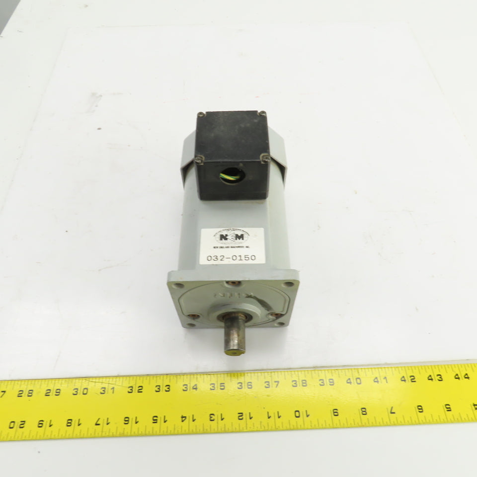 Brother BGFM18-010T J2CX 10:1 Ratio Inline Gearmotor 160 RPM Out 1/10HP 230V 3PH