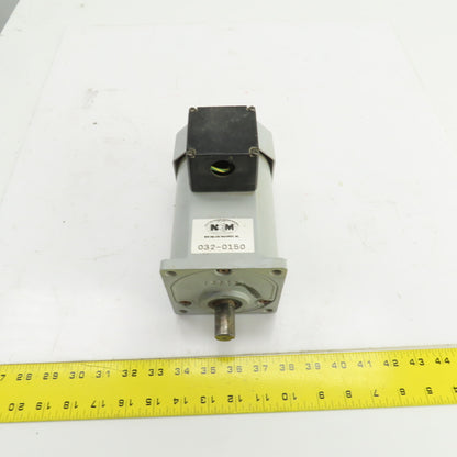 Brother BGFM18-010T J2CX 10:1 Ratio Inline Gearmotor 160 RPM Out 1/10HP 230V 3PH