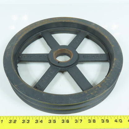 TB Woods 2HB107QT V Belt Pulley Sheave 2 Groove 10-3/4" OD 1-3/4" Wide