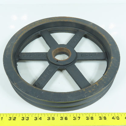 TB Woods 2HB107QT V Belt Pulley Sheave 2 Groove 10-3/4" OD 1-3/4" Wide