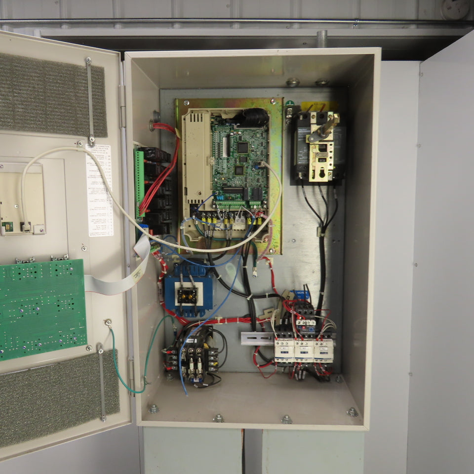 Yaskawa E7BVB021XWU E7 AC Drive W/Bypass 480V 3PH Input 0-480V Output 21.0 Amps