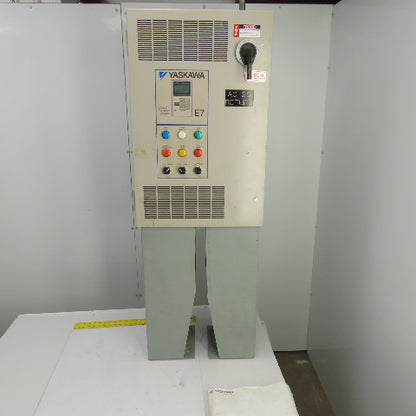 Yaskawa E7BVB021XWU E7 AC Drive W/Bypass 480V 3PH Input 0-480V Output 21.0 Amps