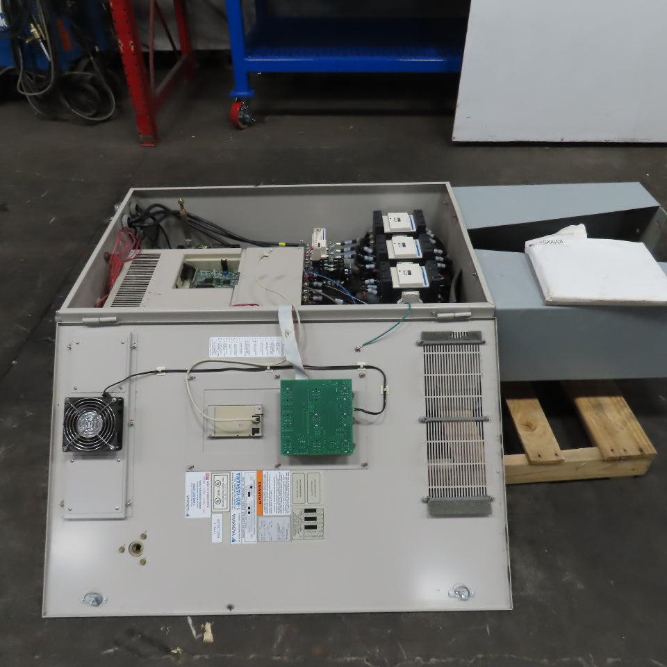 Yaskawa E7 AC Drive W/Bypass 480V 3PH Input 0-480V Output 96.0 Amps
