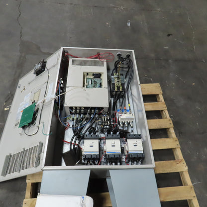 Yaskawa E7 AC Drive W/Bypass 480V 3PH Input 0-480V Output 96.0 Amps