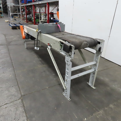 Roach 18" x 114" Slide Belt Conveyor 19FPM 208-220/480V
