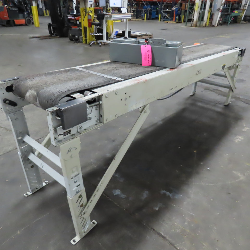 Roach 18" x 114" Slide Belt Conveyor 19FPM 208-220/480V