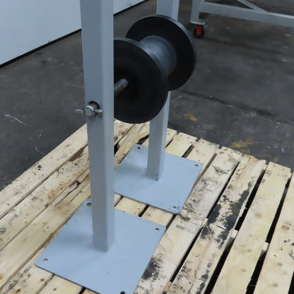 Multiple Wire Spool Holder Stand 12" x 54" Tall