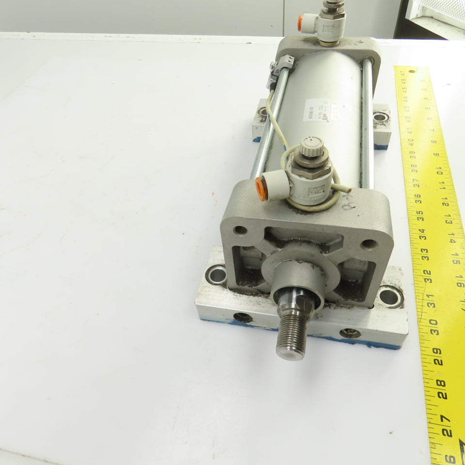 SMC NCDA1B400-0700 Double Acting Pneumatic Cylinder 4" Bore 7" Stroke 1" Rod