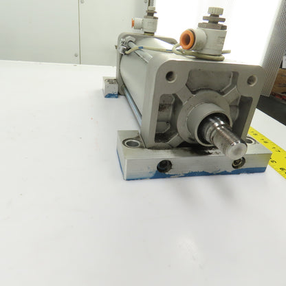 SMC NCDA1B400-0700 Double Acting Pneumatic Cylinder 4" Bore 7" Stroke 1" Rod