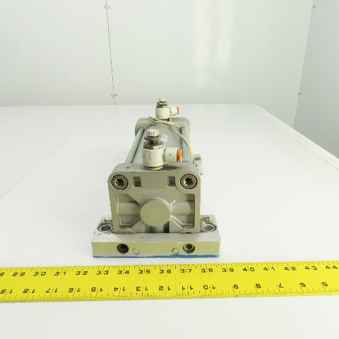 SMC NCDA1B400-0700 Double Acting Pneumatic Cylinder 4" Bore 7" Stroke 1" Rod