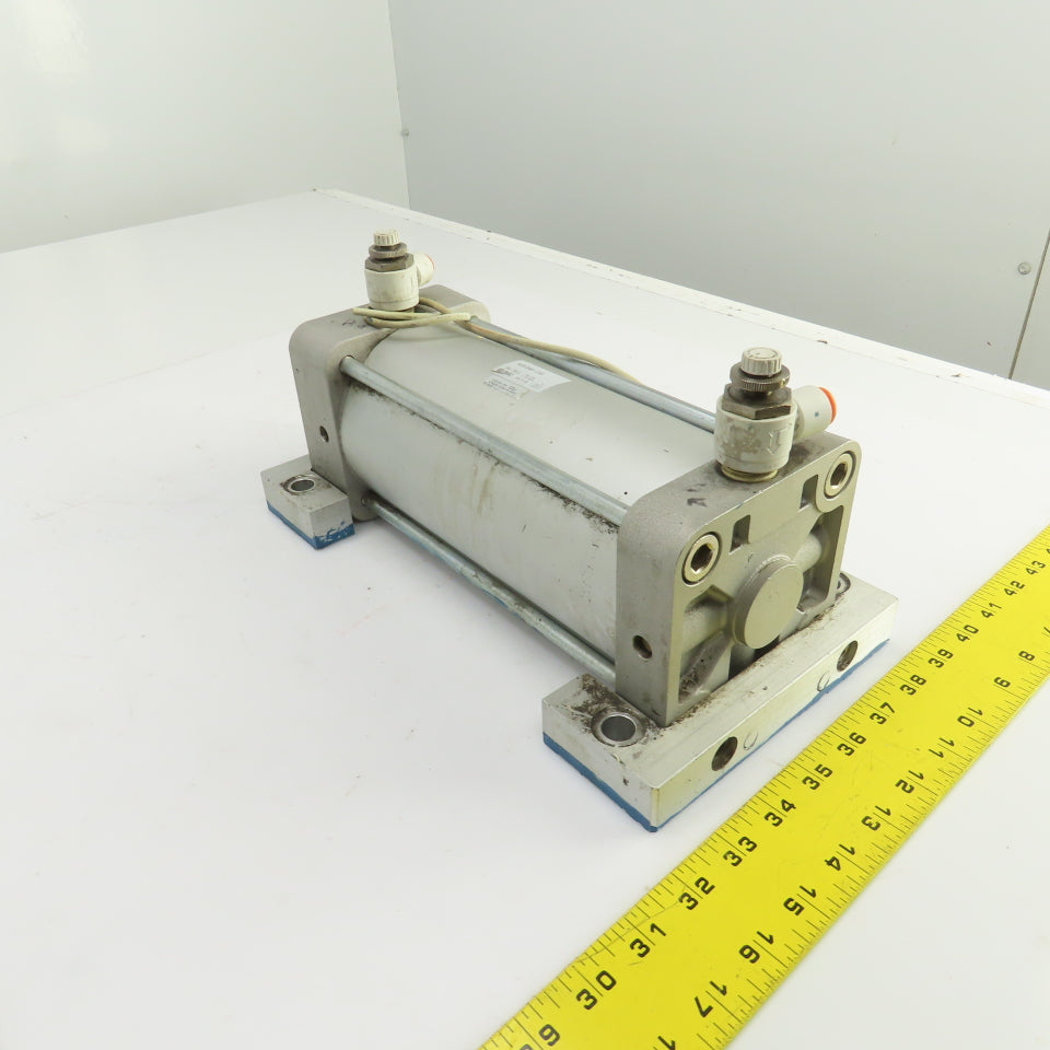 SMC NCDA1B400-0700 Double Acting Pneumatic Cylinder 4" Bore 7" Stroke 1" Rod