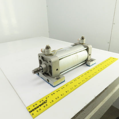 SMC NCDA1B400-0700 Double Acting Pneumatic Cylinder 4" Bore 7" Stroke 1" Rod