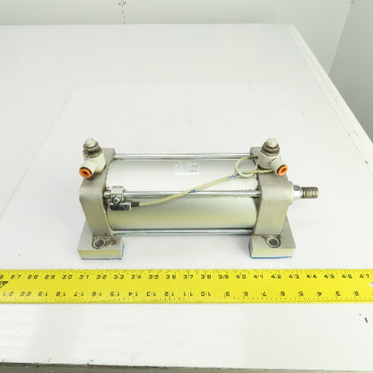 SMC NCDA1B400-0700 Double Acting Pneumatic Cylinder 4" Bore 7" Stroke 1" Rod