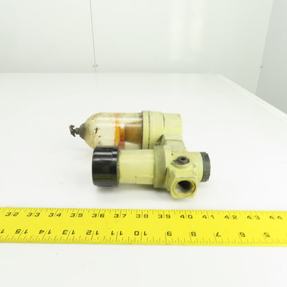 Norgren R12-400-RGLA F12-400-M3 Pneumatic Air Regulator Filter 150PSIG 1/2"NPT