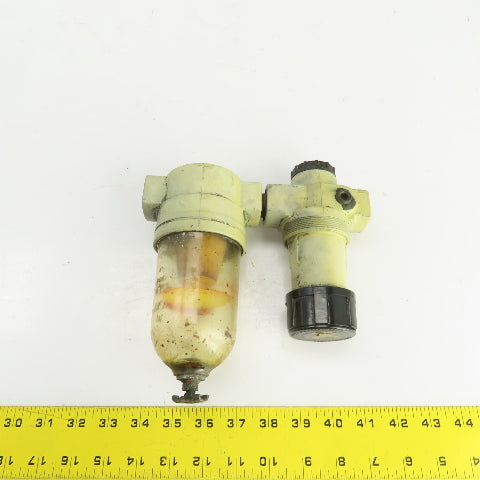 Norgren R12-400-RGLA F12-400-M3 Pneumatic Air Regulator Filter 150PSIG 1/2"NPT