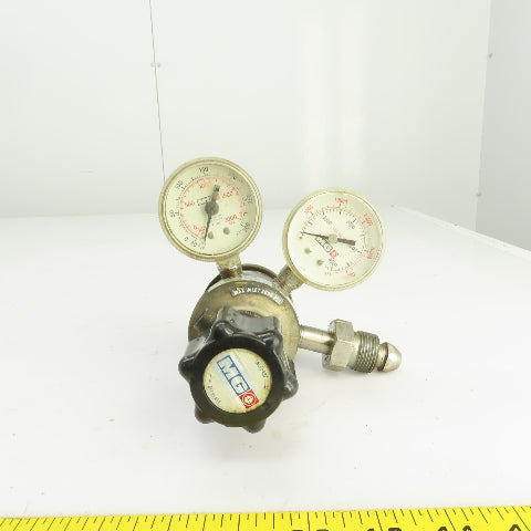 MG Industries Series 320 Double Gauge Gas Pressure Regulator 3000PSI