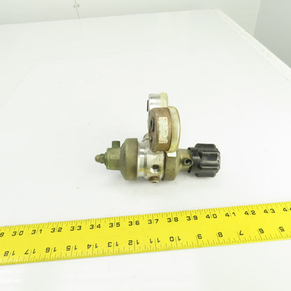 MG Industries Series 320 Double Gauge Gas Pressure Regulator 3000PSI