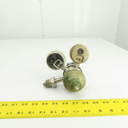 MG Industries Series 320 Double Gauge Gas Pressure Regulator 3000PSI