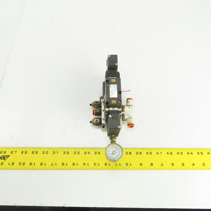 SMC VFS3400-3FZ 4/5 Way Pneumatic Air Solenoid Valve 94-138V 0.1-1.0MPa 3/8" NPT