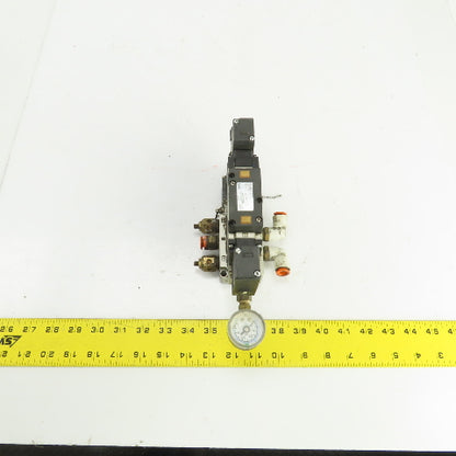 SMC VFS3400-3FZ 4/5 Way Pneumatic Air Solenoid Valve 94-138V 0.1-1.0MPa 3/8" NPT