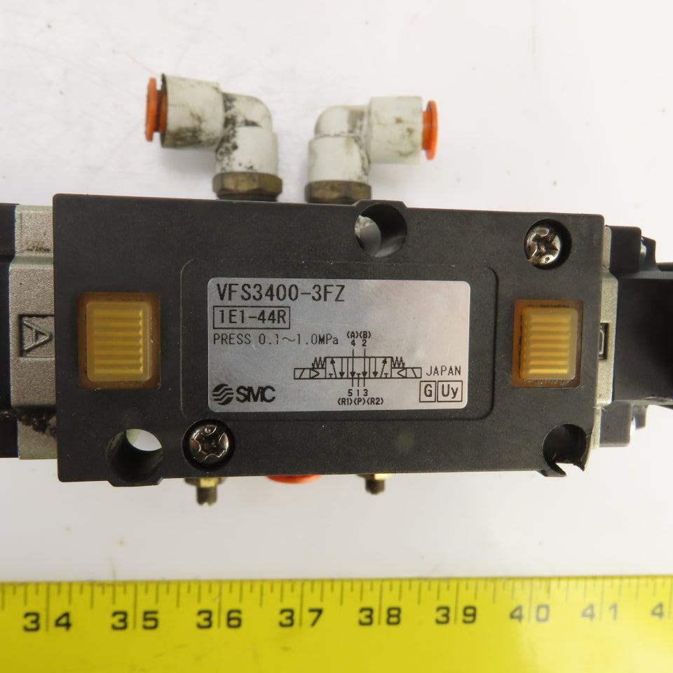 SMC VFS3400-3FZ 4/5 Way Pneumatic Air Solenoid Valve 94-138V 0.1-1.0MPa 3/8" NPT