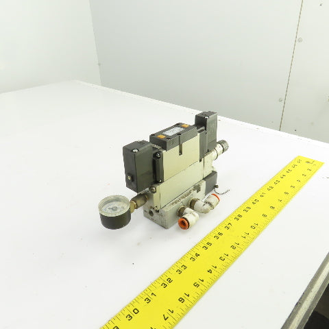 SMC VFS3400-3FZ 4/5 Way Pneumatic Air Solenoid Valve 94-138V 0.1-1.0MPa 3/8" NPT