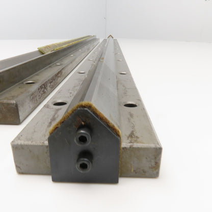 Union Tool 25mm x 1000mm V-Groove Glide Linear Slide Set Makino Wire EDM 2 pcs.