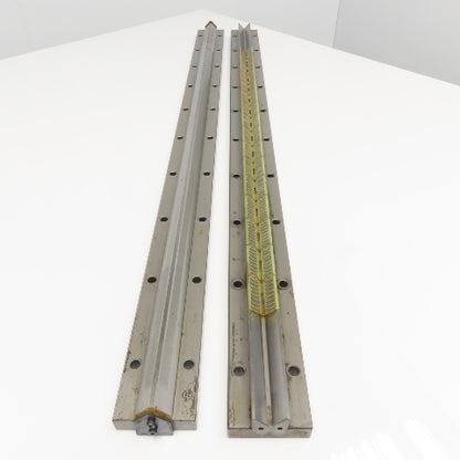 Union Tool 25mm x 1000mm V-Groove Glide Linear Slide Set Makino Wire EDM 2 pcs.