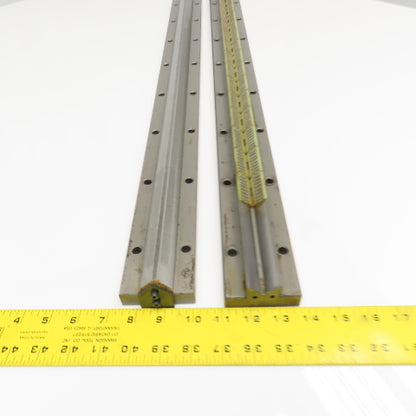 Union Tool 25mm x 1000mm V-Groove Glide Linear Slide Set Makino Wire EDM 2 pcs.