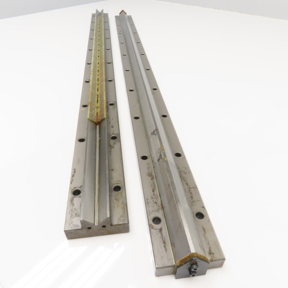 Union Tool 25mm x 1000mm V-Groove Glide Linear Slide Set Makino Wire EDM 2 pcs.