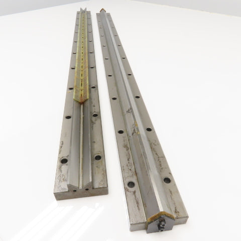 Union Tool 25mm x 1000mm V-Groove Glide Linear Slide Set Makino Wire EDM 2 pcs.