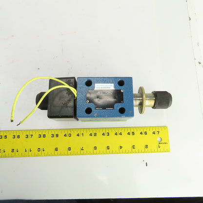 Mannesmann Rexroth 4WE10E33/CW110N9K4 4/3 Way Hydraulic Directional Valve 120V