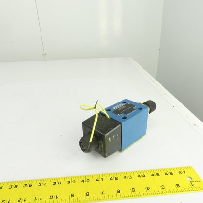 Mannesmann Rexroth 4WE10E33/CW110N9K4 4/3 Way Hydraulic Directional Valve 120V