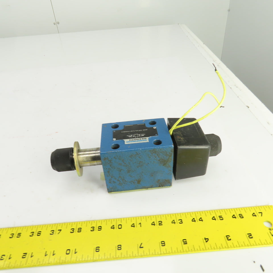 Mannesmann Rexroth 4WE10E33/CW110N9K4 4/3 Way Hydraulic Directional Valve 120V