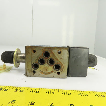 Mannesmann Rexroth 4WE10E33/CW110N9K4 4/3 Way Hydraulic Directional Valve 120V
