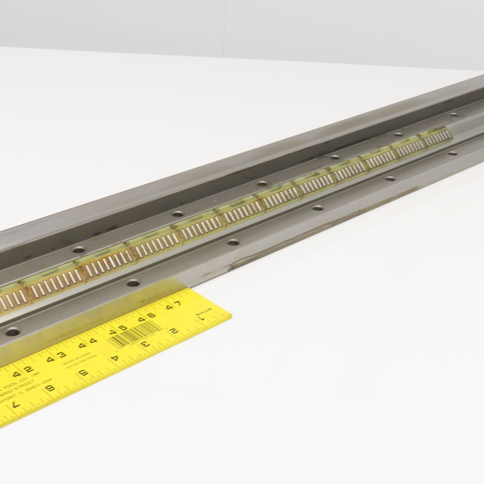 Union Tool 25mm x 1300mm V-Groove Glide Linear Slide Set Makino Wire EDM 2Pcs.