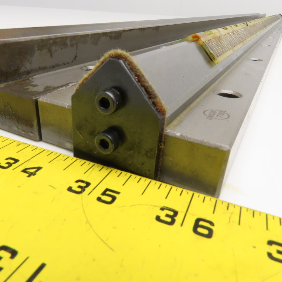 Union Tool 25mm x 1300mm V-Groove Glide Linear Slide Set Makino Wire EDM 2Pcs.