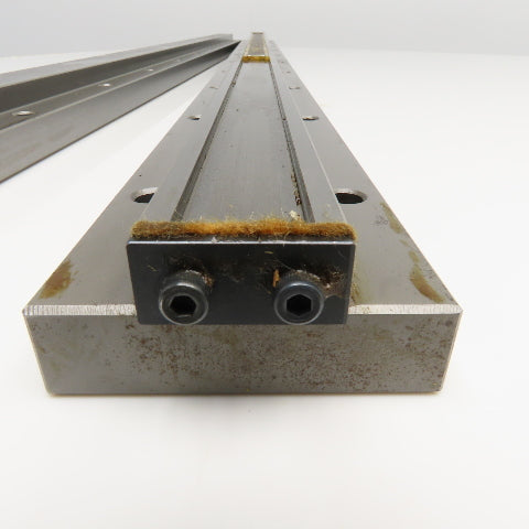 Union Tool 30mm x 1000mm Flat Groove Glide Linear Slide Set Makino Wire EDM 2 Pc